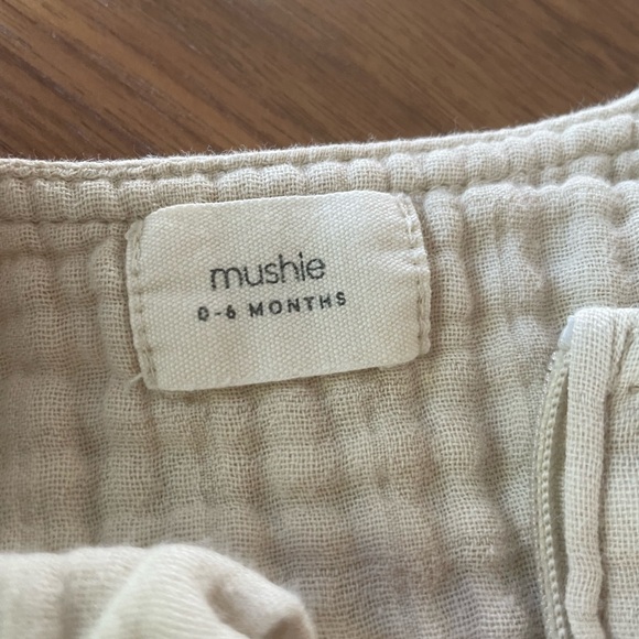 Mushie | Organic Cotton Sleep Bag in Cloud | 0-6 months - Picture 5 of 5